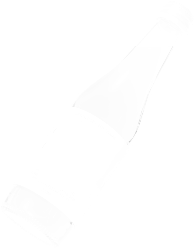 white background bottle